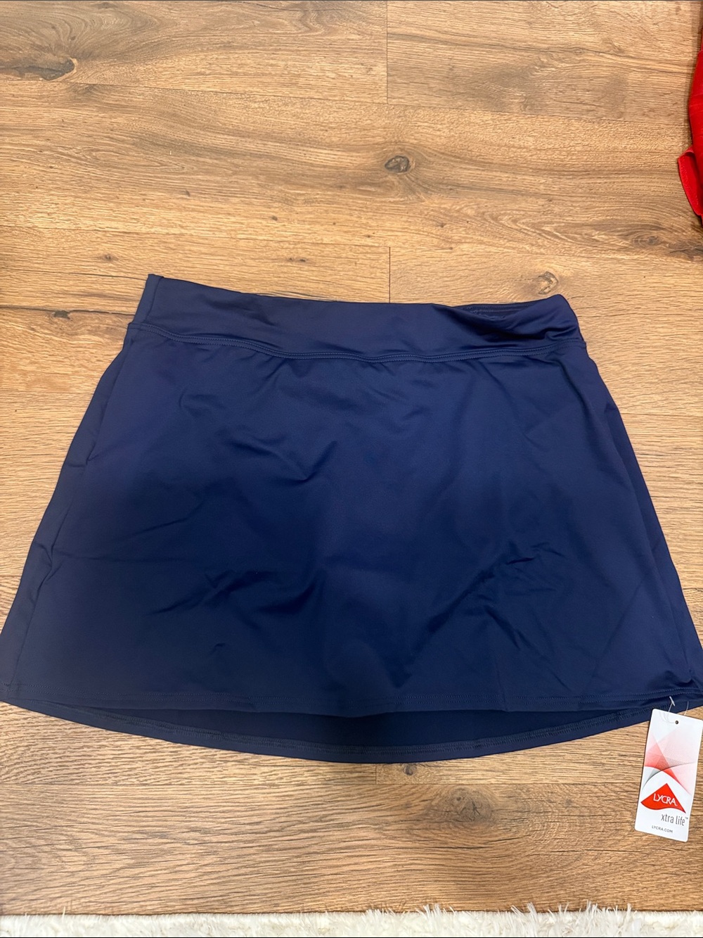 Lands' End Navy Swim Skirt